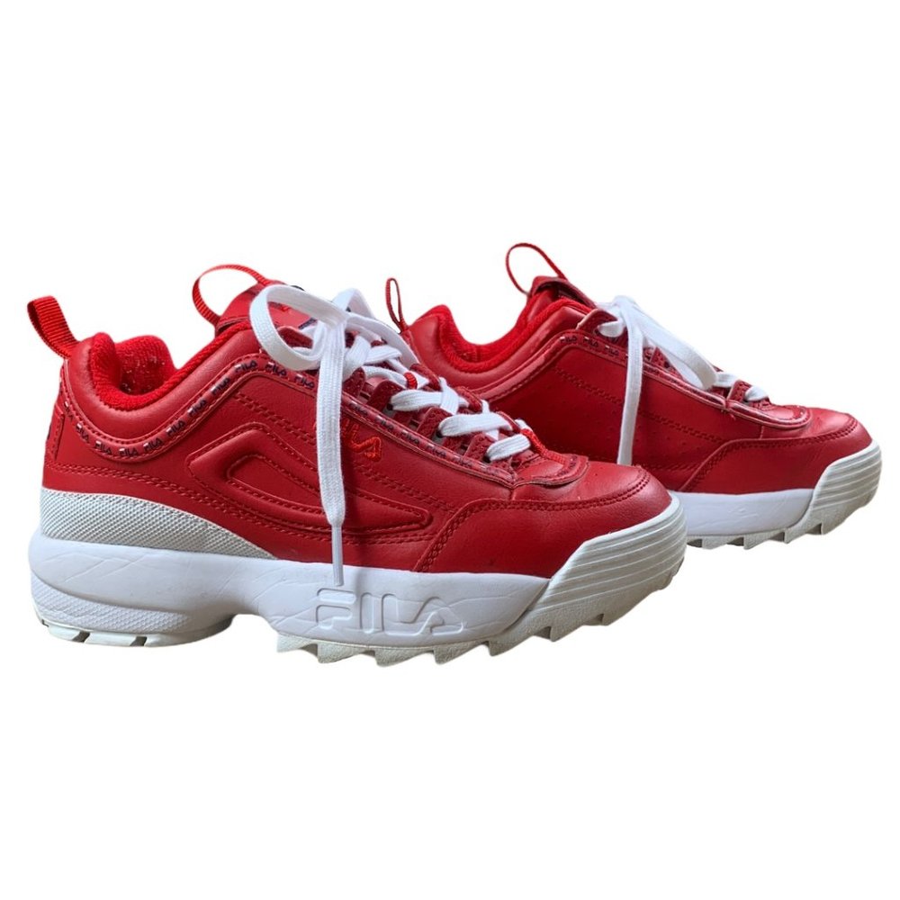 COPY - Fila Disruptor II Chunky Red Sneaker